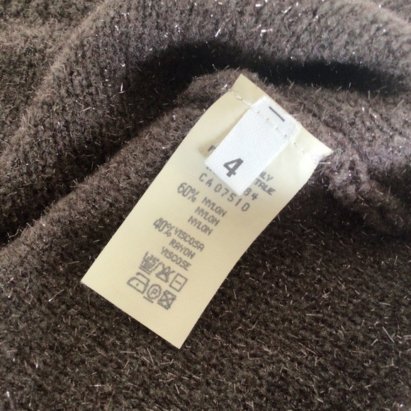 GIORGIO ARMANI SPARKLE SWEATER TWINSET CARDIGAN SIZE 4 - Picture 12 of 14